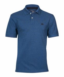 Big & Tall - Signature Polo Shirt - Denim - Blue
