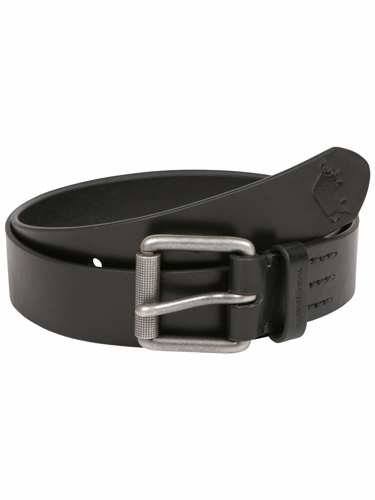 Leather Belt- Black - Black