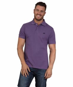 Big & Tall - Signature Polo Shirt - Purple - Purple
