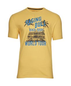 Big & Tall Beach Rugby T-Shirt - Lemon - Lemon