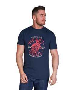 Big & Tall Heart & Soul T-Shirt - Navy - Navy